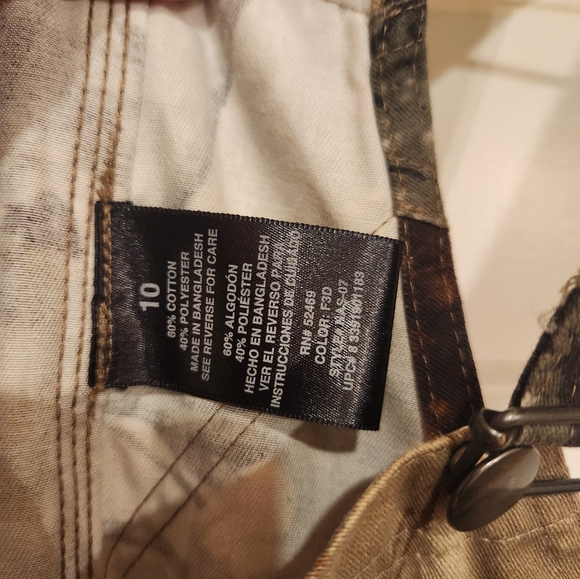 Boys Size 10 Camo Coveralls - Picture 3 of 3